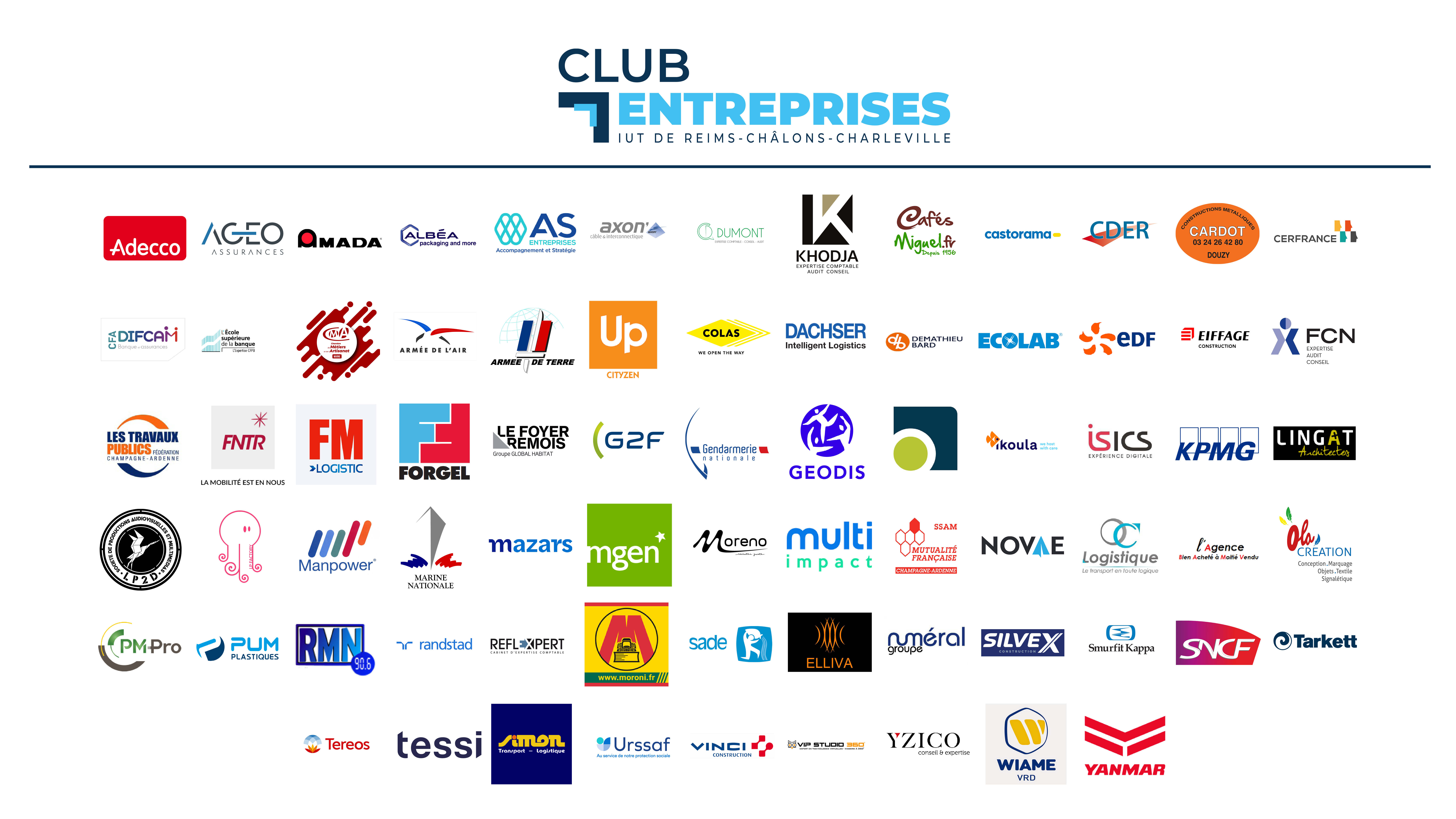 Partenaires du Club entreprises Partenaires du Club entreprises