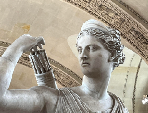 Photo d'une statue grecque